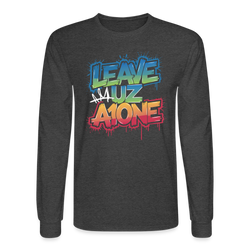 Men's Long Sleeve T-Shirt - heather black