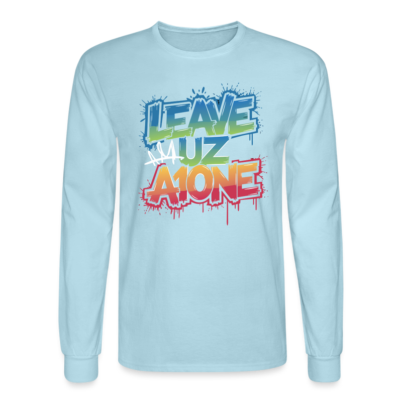 Men's Long Sleeve T-Shirt - powder blue