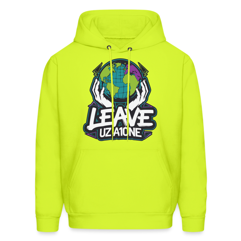 Men's Hoodie - safety green