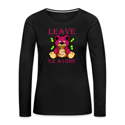 Women's Premium Long Sleeve T-Shirt - black