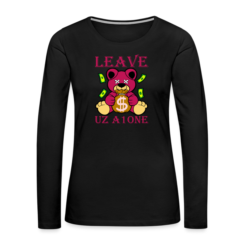 Women's Premium Long Sleeve T-Shirt - black