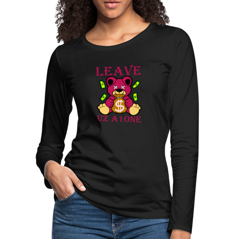 Women's Premium Long Sleeve T-Shirt - black