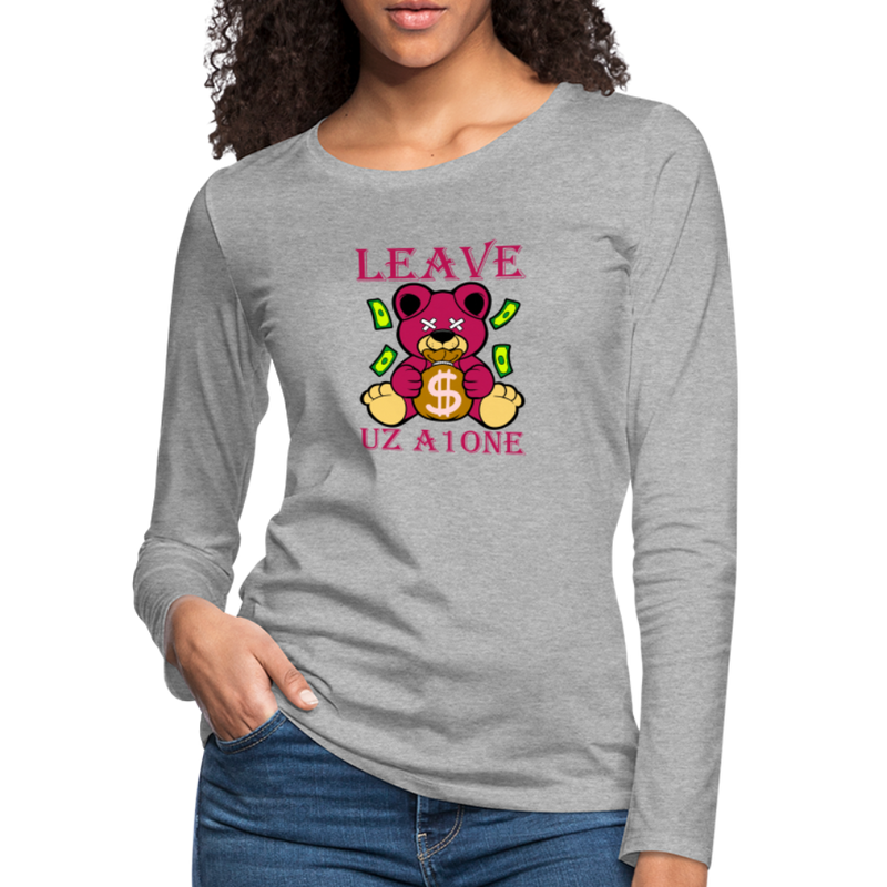 Women's Premium Long Sleeve T-Shirt - heather gray