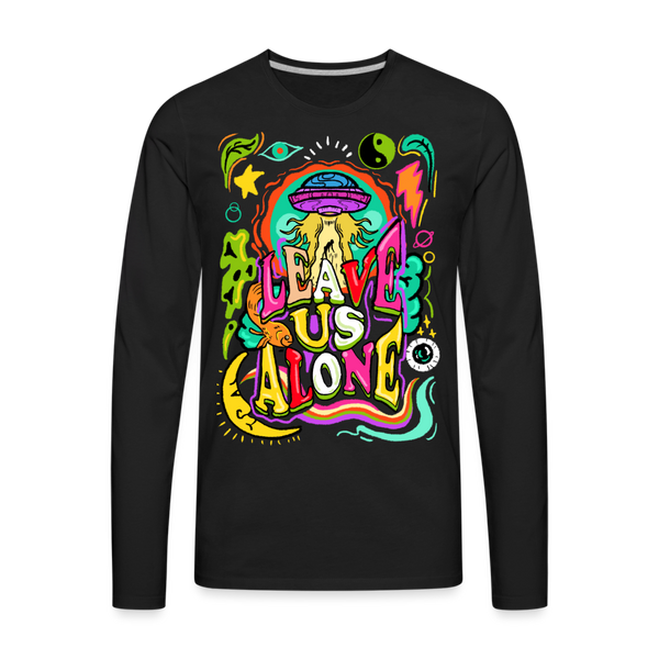 Men's Premium Long Sleeve T-Shirt - black