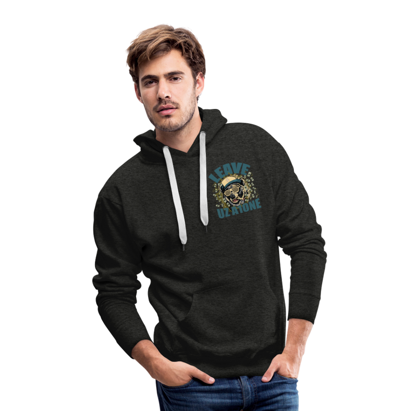 Leave Uz A1one Men’s Premium Hoodie - charcoal grey