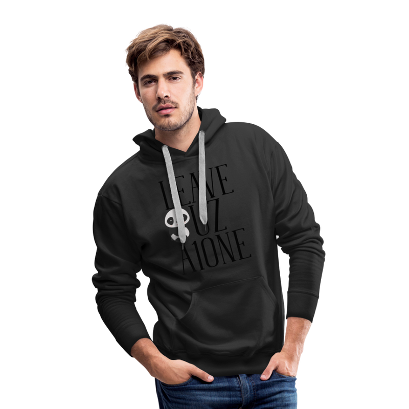 Leave Uz A1one Men’s Premium Hoodie - black