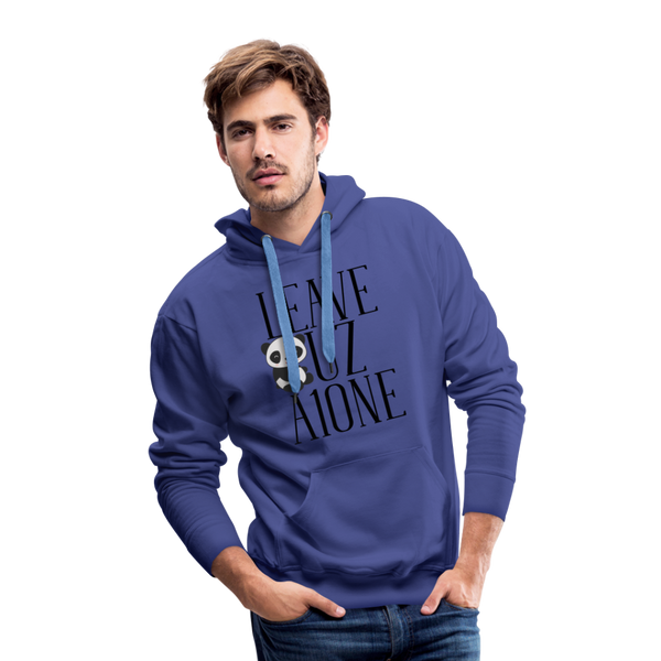 Leave Uz A1one Men’s Premium Hoodie - royal blue