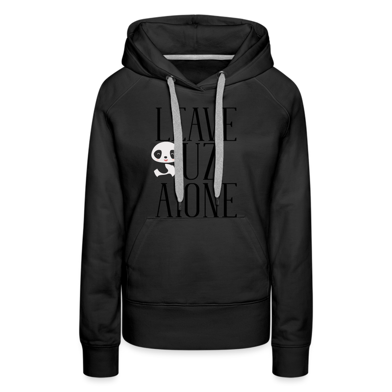 Leave Uz A1one Women’s Premium Hoodie - black